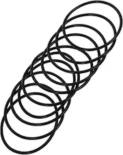 KONTONTY 10pcs Stretchable Silicone Wristbands Comfortable Unisex Bracelets for Outdoor Activities Skin Friendly and Lightweight Design for Events and Daily Wear