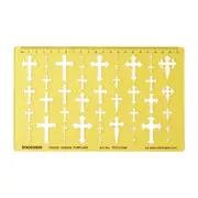 Multiple Unique Cross Pattern Jewellery Templates Drafting Tools Jewellery Designing Stencils