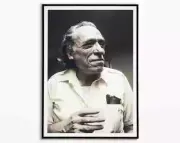 Charles Bukowski Portrait Poster Premium Quality Choose your Size