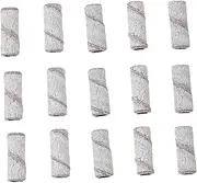 Ipetboom 50pcs Nail Sanding Bands for Drill Manicure Supplies Metal Sanding Bands for Nail Art