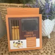 Bambusi Collection Cheese Marker Set Chalkboard Slates & Markers