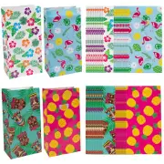 Luau Treat Bags with Stickers Assortment May Vary