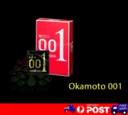 Japan OKAMOTO 001 Zero One 0.01mm Condoms 3pcs