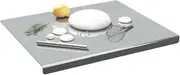 9SHOME Stainless Steel Chopping Board for Kitchen, Lipped Stainless Steel Cutting Board, Large-Sized Cutting Board for Meat, Fruits, Vegetables, Bread, 40×50 cm