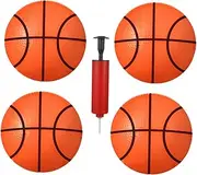 1Set Inflatable Basketball Portable Basketballs for Material Fun Outdoor Indoor Play for Parent Bonding