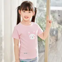 在飛比找蝦皮商城優惠-韓版童裝純棉短袖兒童卡通t恤男童女童汗衫上衣5