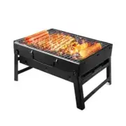 1Pcs Folding Portable Barbecue Charcoal Grill Stainless Steel Mini BBQ Tool Kits