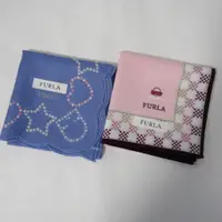 在飛比找蝦皮購物優惠-全新 FURLA 日本名牌手帕 50x50cm 100%棉 