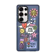 Galaxy S25 Ultra Impact Magnetic Case Lazy Disco Stickers