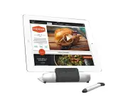 IPrep Tablet Stand and Stylus, White