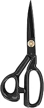 8in Incisive Black High Manganese Steel Iron Professional Heavy Duty Scissors, Fabric Shears for Fabric, Leather, etc. Scissors Sewing Tools
