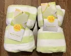 2x Sun Squad Striped Beach Towel Green
