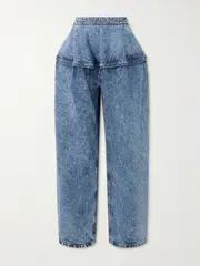 [Alaïa] Alaïa - Wide-leg Jeans - Blue - FR 40 FR 40 Blue