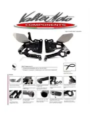PEY038R VALTER MOTO REARSETS T3.5 YAMAHA YZF-R1 - 2004 2006