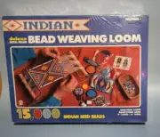 Pastime Indian Native American Bead Weaving Loom 9x6" w/15,000 Seed Beads NEW