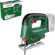 Bosch 18V Cordless Jigsaw Without Battery, 1 Blade Inc, Adjustable Plate, Speed Select (EasySaw 18V-70). Made in Europe
