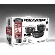 Granitestone Non Stick Cookware Set Diamond Stackmaster Stackable Aluminum