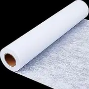CRASPIRE 32.8Yd x 15.8" White Iron on Fusible Interfacing Fabric Textiles Polyester Interfacing for DIY Crafts Supplies Stabilizer Covering Scratchy Stitches for Sewing Quilting Crafting