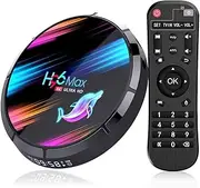Android 9.0 TV Box, Amlogic S905X3 64-Bit Quad Core Cortex A55 CPU Dual Band WiFi 2.4Ghz+5Ghz Bluetooth 4.0 3D 8K Ultra HD H.265 Ethernet 100/1000M Set Top Box,4gb+64gb