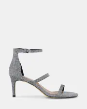 Shelly Shen Mara/Pewter Glitter Womens Heels 07