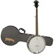 Washburn B11K Americana Series 5-String Resonator Banjo with Hardshell Case