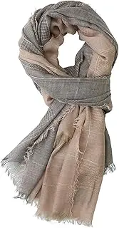 [Fitbitey] 1pcs Cotton and linen men's tassel autumn and winter long scarf