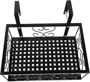 PAMINGONO Flower Stand Balcony Railing Shelf Flower Pot Holder Flowerpot Hanging Support Bathroom Metal Rack Balcony Planters Hanging Rack Hanging Rack for Kitchen Plant Hangers