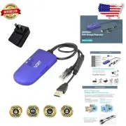 Compact 2.4GHz Wireless Ethernet Bridge - USB Powered, WiFi Signal Booster
