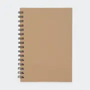 A5 Spiral Notebook - Kraft