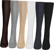 Healeved Running Socks Compression Tights Non Slip Socks for Men Women Reinforced Heel