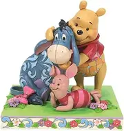 [Enesco] Disney Traditions by Jim Shore Winnie The Pooh with Piglet and Eeyore Friends Figurine, 6.125 Inch, Multicolor