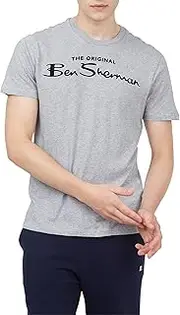 [Ben Sherman] Men's Signature Flock Logo T-Shirt