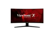 ViewSonic VX3418 34" Wide QHD 1ms 144Hz Curved Adaptive Sync Height Adjustable Monitor [VX3418-2KPC]