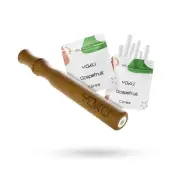 YOKU Sapelewood Essential Oil Inhaler with 12 Grapefruit Cores quit vaping