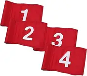 GALPADA 4Pcs Wear Resistant Golfs Training Flags Practical Golfing Flags for Practice for Game Training and Games