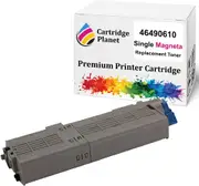 Magenta Compatible Toner Cartridge for OKI 46490610 (6,000 Pages) for OKI C532 C532dn MC563 MC563dn MC573 MC573dn