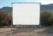5' x 7' Outdoor Standing Portable Home Movie Kit 1" Fittings PIPE NOT INCLUDED