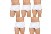 5 Pack Holeproof Bell's Double Seat Mens Cotton Brief Undies Underwear White M1788 Bulk