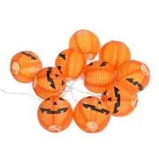 Halloween Pumpkin Lantern 10 LED String Fairy Lights Battery Powered for Indoor