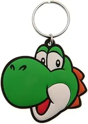 [Pyramid International] Nintendo Super Mario Yoshi Rubber Keyring, 40 mm x 90 mm Size