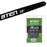 8TEN 32" Chainsaw Guide Bar & Chain .050 3/8 105DL for Stihl 066 044 064 046 038