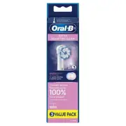 Oral B Extra Sensitive Clean Electric Toothbrush Replacement Heads - 3 Pack