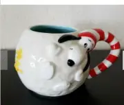 HALLMARK Peanuts Snoopy Woodstock Snowball 15 oz Mug Christmas 3D Cup BRAND NEW