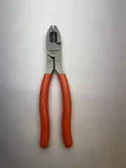 Snap-on Tools USA NEW 7" Orange Soft Grip Heavy-Duty Combination Pliers 57CFO
