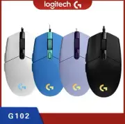 Original Logitech G102 Prodigy Wired Gaming Mouse USB Type A 8000 DPI for Laptop