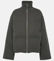 [Toteme] Toteme Wool-blend flannel down jacket AU 12 grey