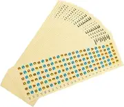 TOYANDONA 20pcs Guitar Scale Stickers Fretboard Notes for Beginners Adhesive Easy to Apply for Folk Electric Guitars
