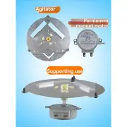 For Midea Microwave Oven No Disc Rotor Circular Support Plate with Special Motor