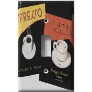 SnazzySwitch Latte Decorative Light Switch Plate Cover