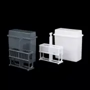 24 Slots Staining Jar Rack for Microscope Slides,Slides Staining Rack Dish;;^